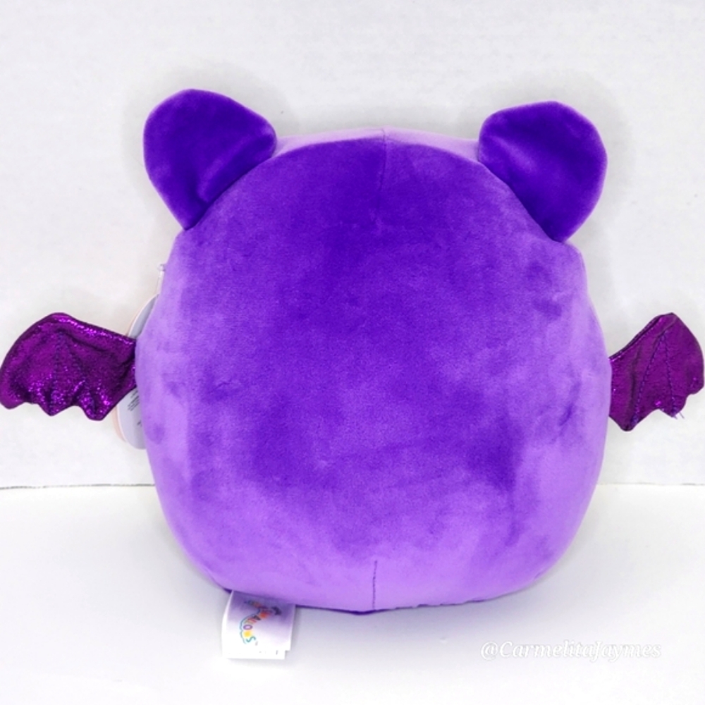 BLAS 🦇 Purple Glitter Bat Halloween 2023 Original Squishmallow ☆ NWT ☆ - Picture 5 of 8